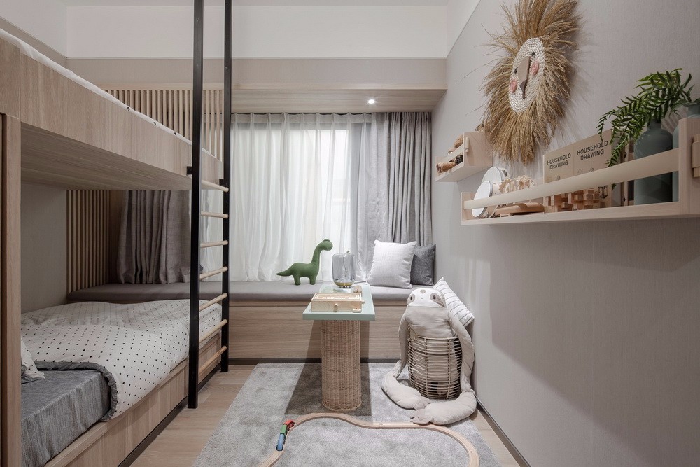 现代简约风格室内家装案例效果图-儿童房 现代简约风格室内家装案例效果图-儿童房