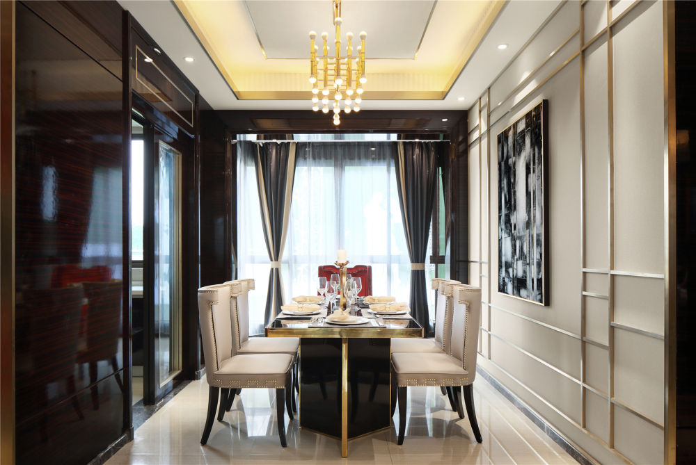高调奢华欧式风格室内家装案例效果图-餐厅